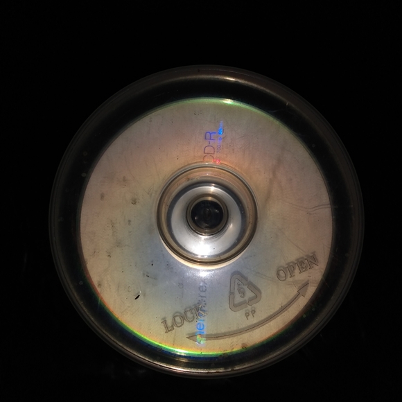 Clear Plastic CD/DVD Spindle Case With CDs - Picture 2 of 4